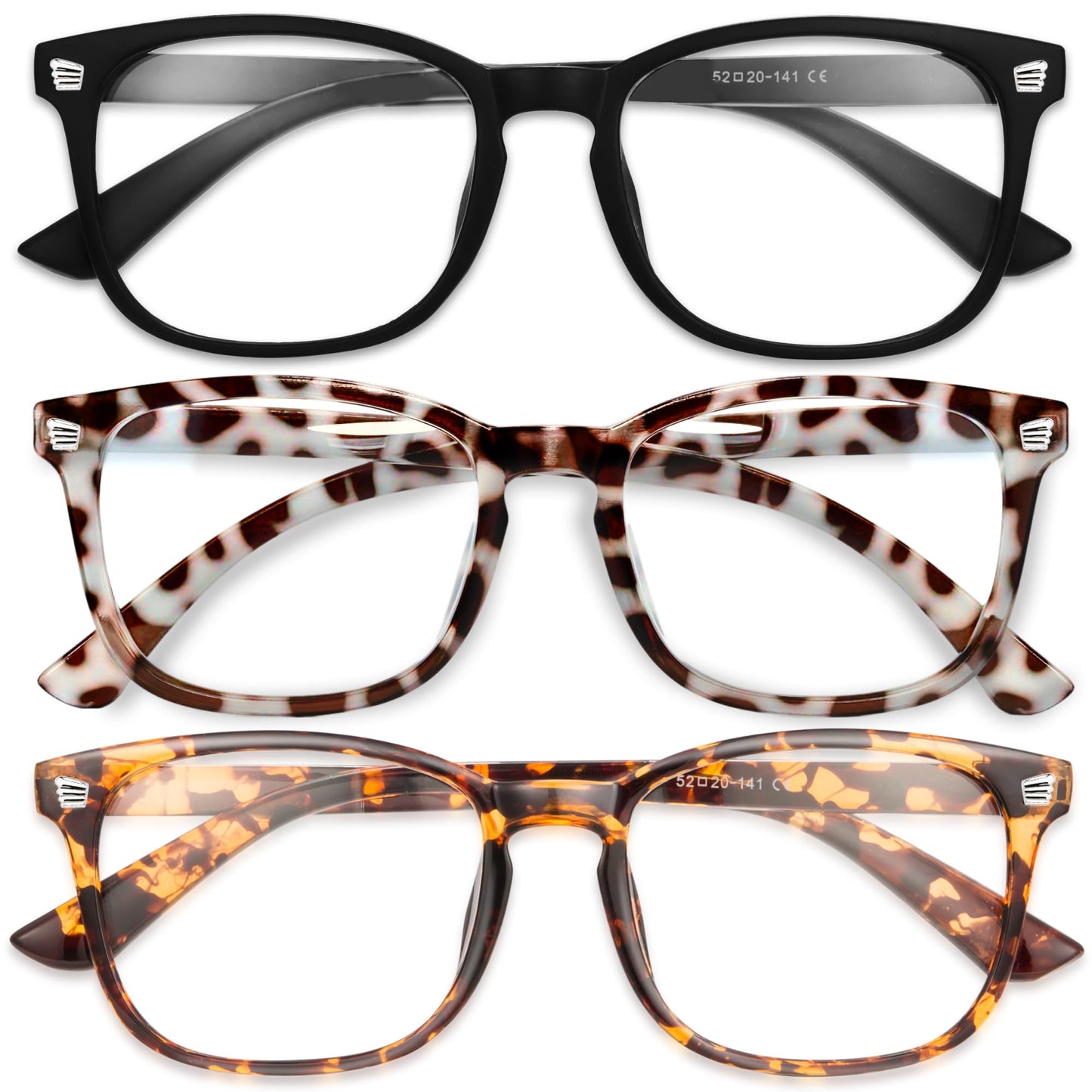 Gaoye Blue Light Glasses for Women - 3 Pack
