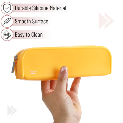 Mr. Pen- Silicone Pencil Case, Aesthetic Pencil Bag for Women, Makeup Pouch