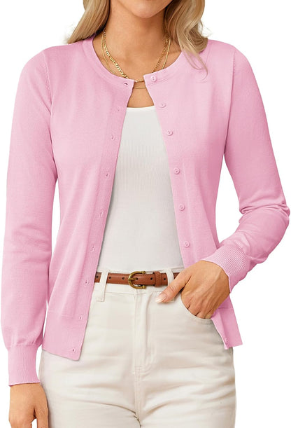 GRACE KARIN Knit Cardigan Sweaters for Women Lightweight Fall Outfits 2026