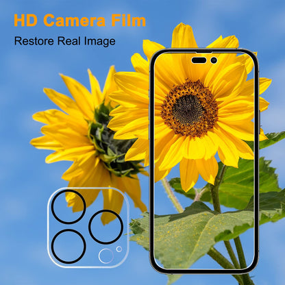 PEHAEL for iPhone 16 Pro Max Privacy Screen Protector+Camera Lens Protector