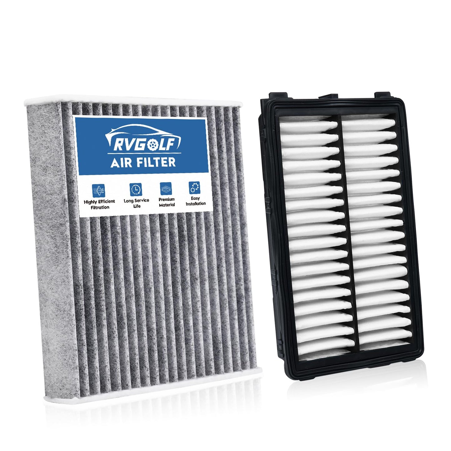 Engine+Cabin Air Filter Fit for 2014-2020 Rogue, 2017-2022 Rogue Sport
