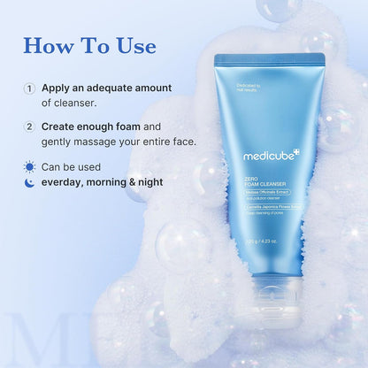 medicube Facial Cleanser Turmeric Capsule Foam Cleanser