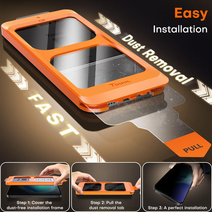 TOCOL for iPhone 17 Pro Max Screen Protector, Clear