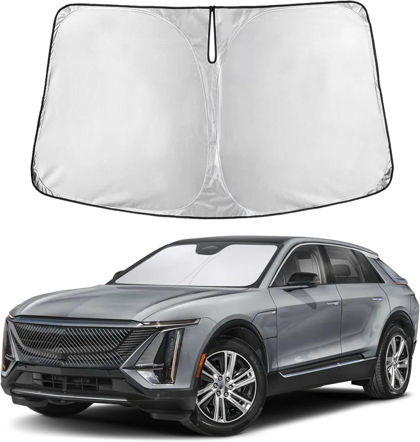 Econour Car Windshield Sun Shade, Front Window Sun Blocker for SUVs,Sedan