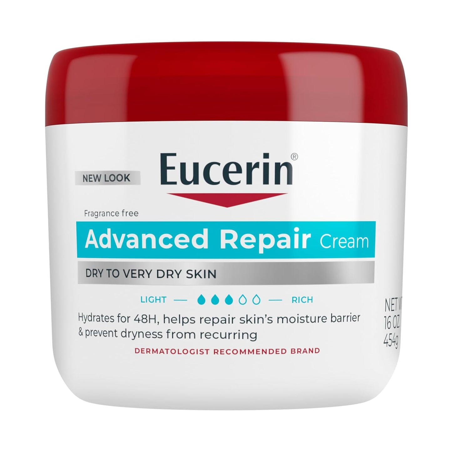 Eucerin Advanced Repair Lotion, Urea Enriched, 16.9 FL OZ