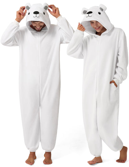 Spooktacular Creations Halloween Dalmatian Dragon Cow Costume, Animal Costume Hooded Jumpsuit for Halloween Cosplay Party