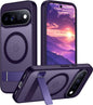 Magnetic Compatible with iPhone 14 Pro Max Case, [Built-in Invisible Kickstand][Compatible with MagSafe] [Military Grade Shockproof] Slim Translucent Matte Phone Case for iPhone 14 Pro Max 6.7"