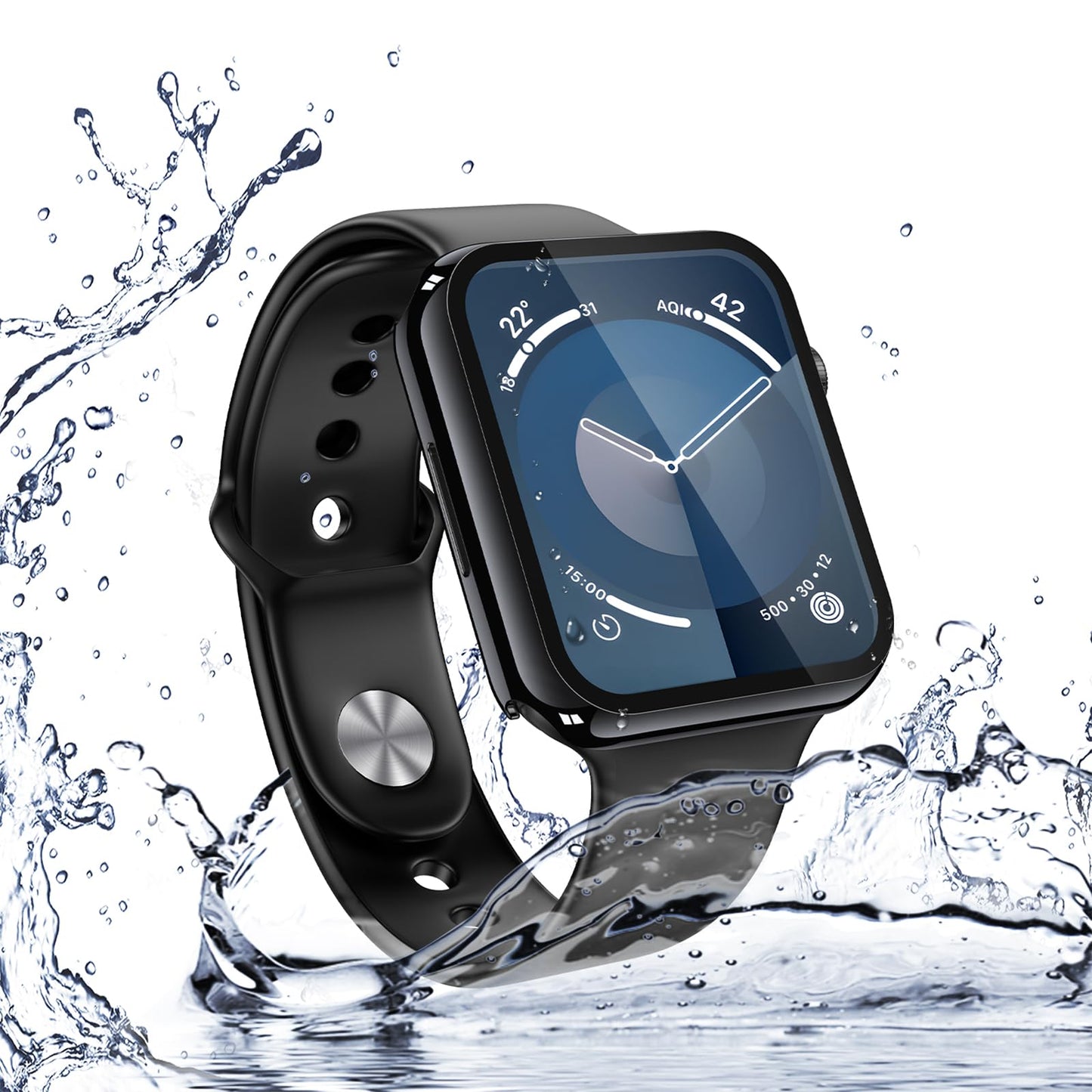 Misxi 2-Pack Waterproof Case for 46mm Apple Watch Series 11/10