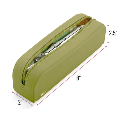 Mr. Pen- Silicone Pencil Case, Aesthetic Pencil Bag for Women, Makeup Pouch