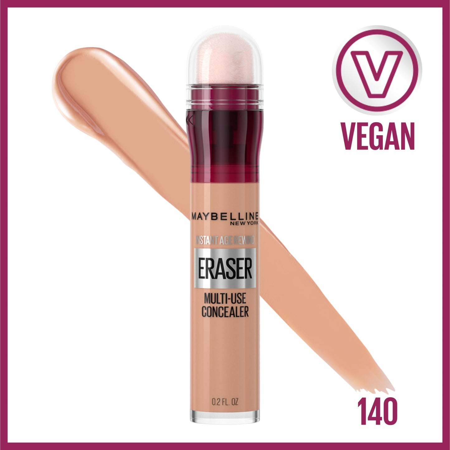 Maybelline Instant Age Rewind Eraser Dark Circles Treatment Multi-Use Concealer, 110, 1 Count (Packaging May Vary)