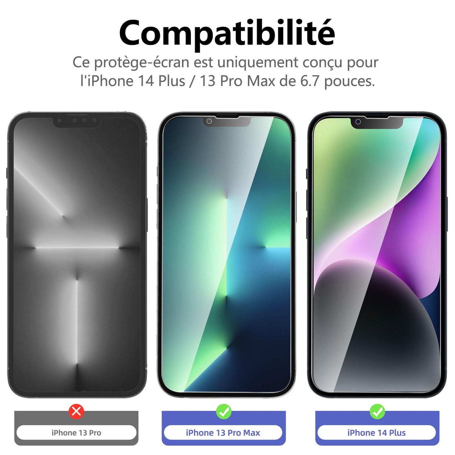 NEW'C for iPhone 17, iPhone 17 Pro, iPhone 16 Pro Screen Protector