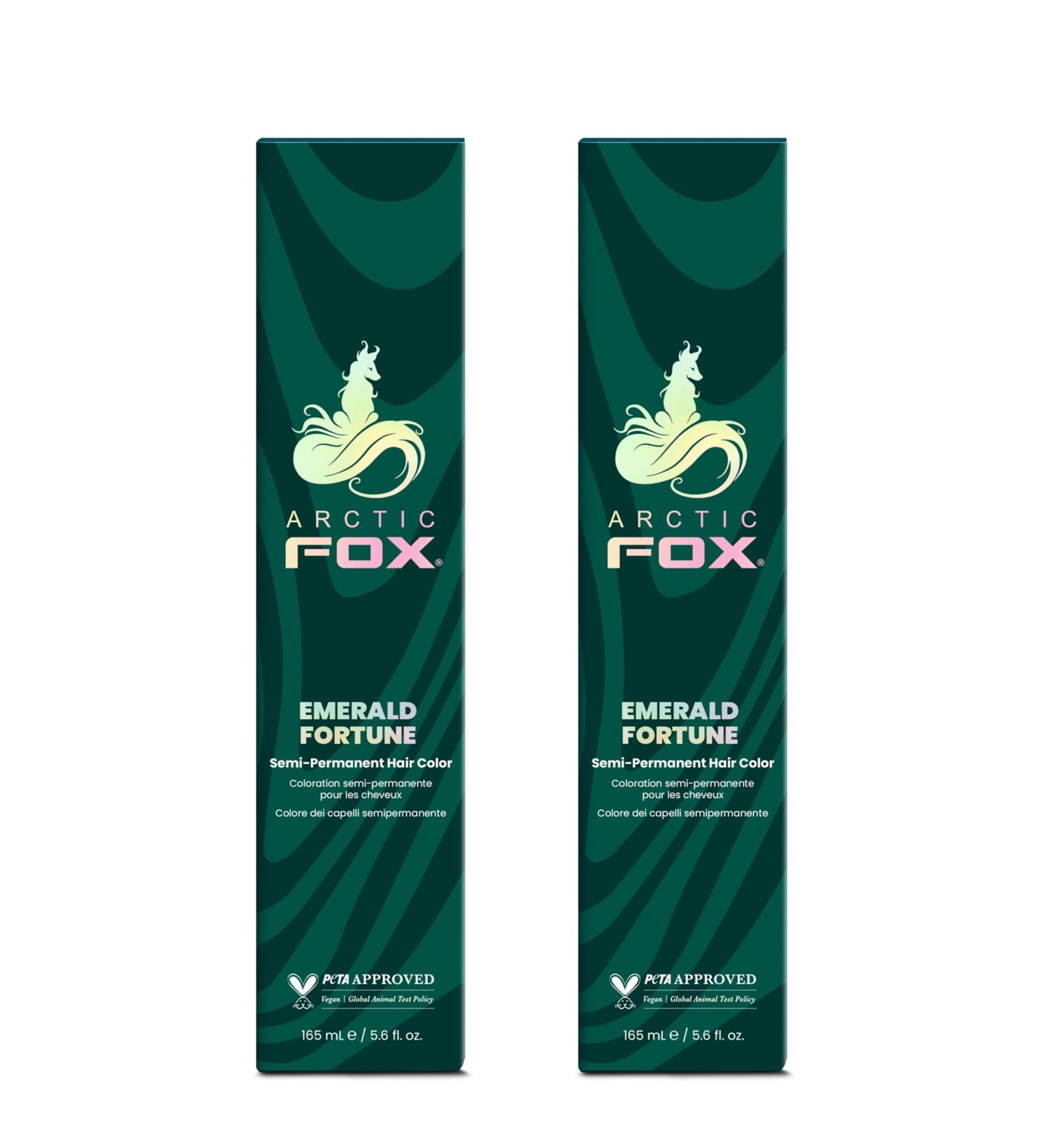 ARCTIC FOX Semi-Permanent Hair Dye - Sunset Orange, Vegan - 2 x 8 oz