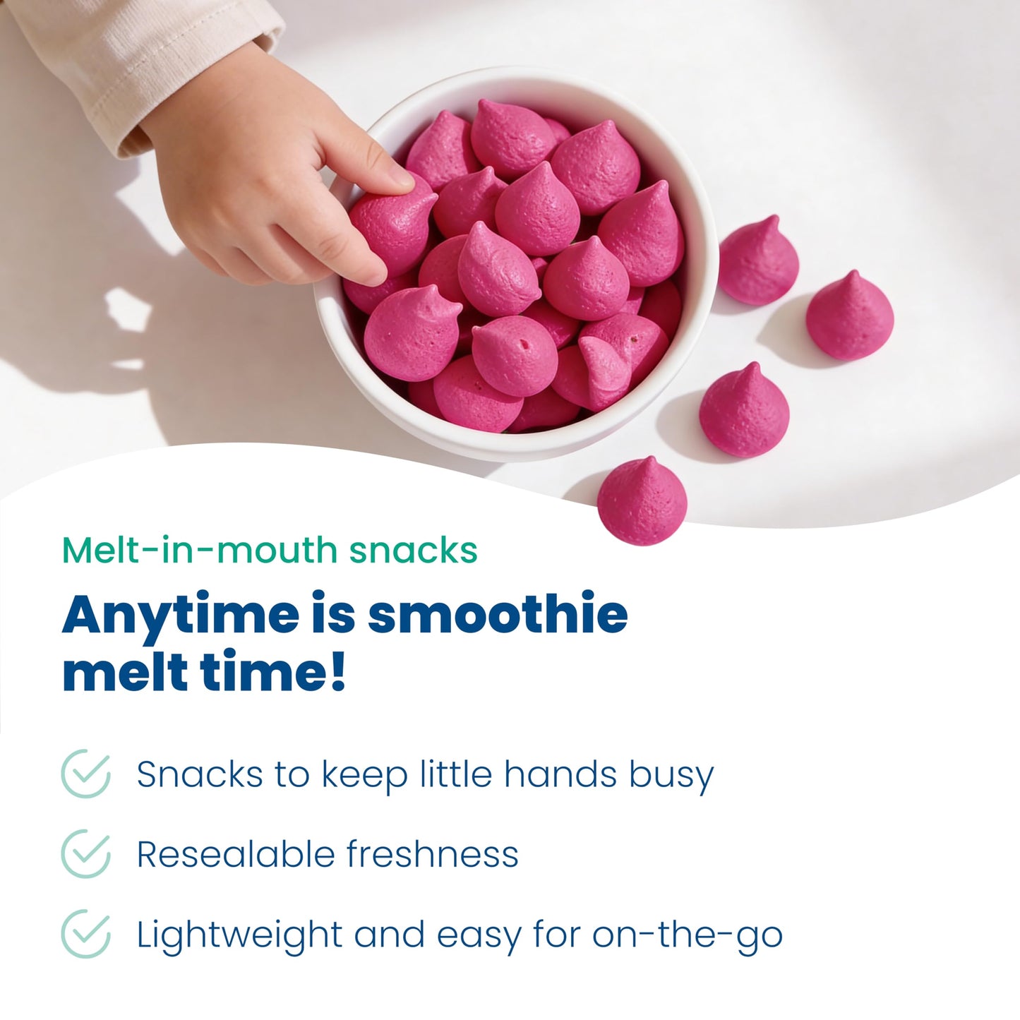 Amara Smoothie Melts - Mango Carrot - Organic Baby Snacks w/ Fruits & Veggies - Plant Based Yogurt Melts - Healthy Toddler Snack - Activity Book Included - Enjoy From 10+ Mos - 6 Resealable Bags