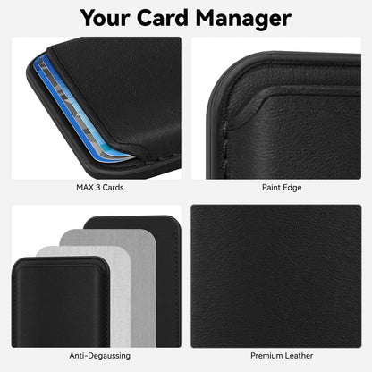 Magnetic Wallet Cell Phone Card Holder for Phone Case with Mag-Safe