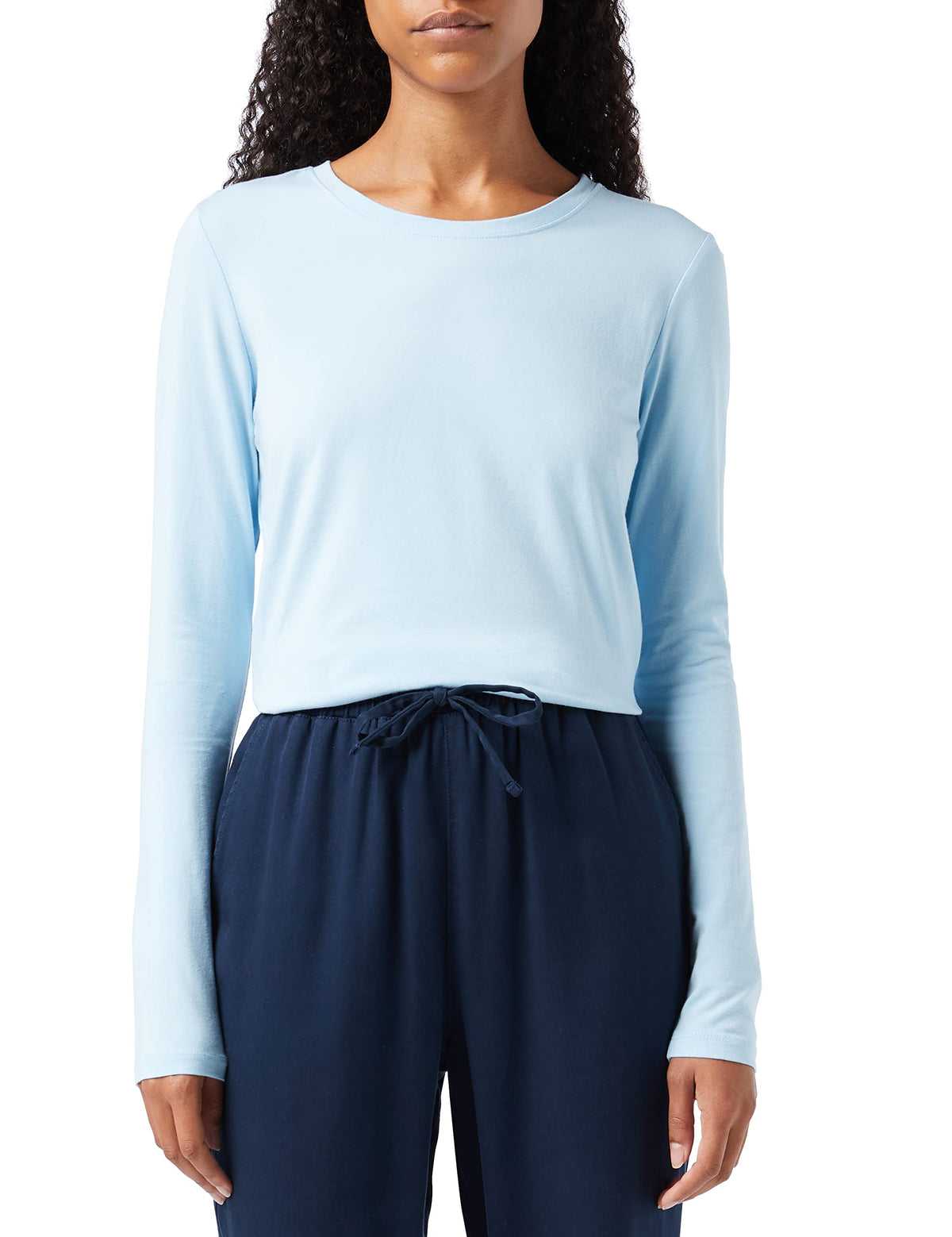 Amazon Essentials Women's Regular-Fit Long-Sleeve Crewneck T-Shirt