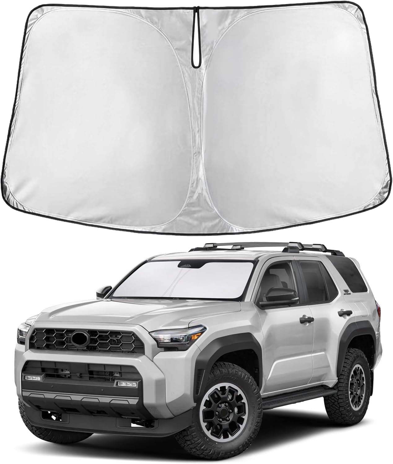 Econour Car Windshield Sun Shade, Front Window Sun Blocker for SUVs,Sedan