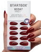 BTArtbox Press On Nails, Vanilla Cream, Short Square, Ombre Peach, 32Ct