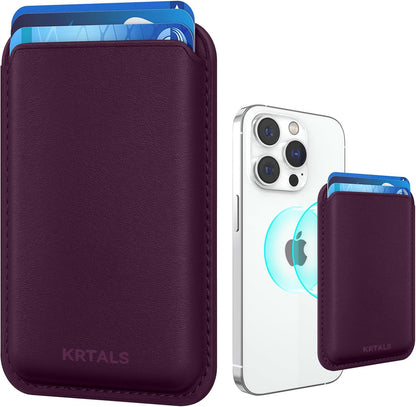 Magnetic Wallet Cell Phone Card Holder for Phone Case with Mag-Safe