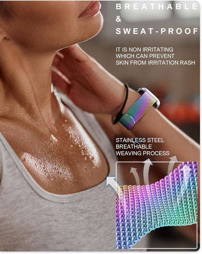 Original Milanese Loop Compatible with Apple Watch Bands for Women & Men