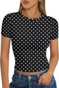 Trendy Queen Womens Short Sleeve T Shirt Basic Summer Top