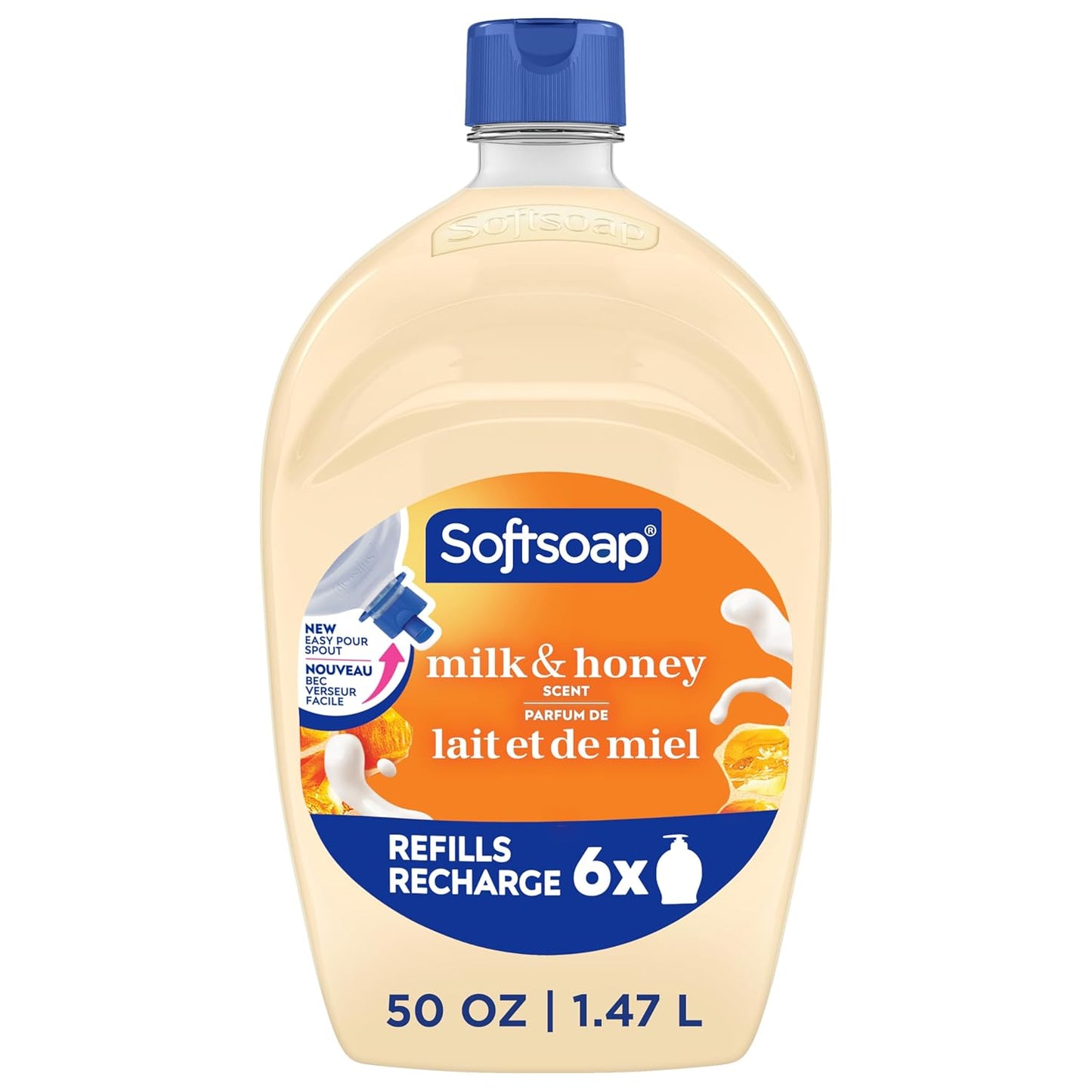 Softsoap Antibacterial Liquid Hand Soap, White Tea & Berry Scent, 50 fl oz