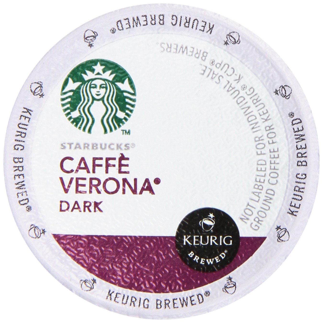 Starbucks K-Cup Coffee Pods, Dark Roast Hot or Iced Coffee, French Roast, 96 Keurig Pods