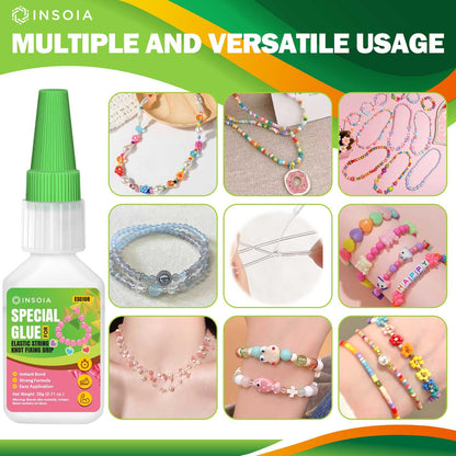 INSOIA Super Medium CA Glue, 20g, Strong Bond, with Precision Tips