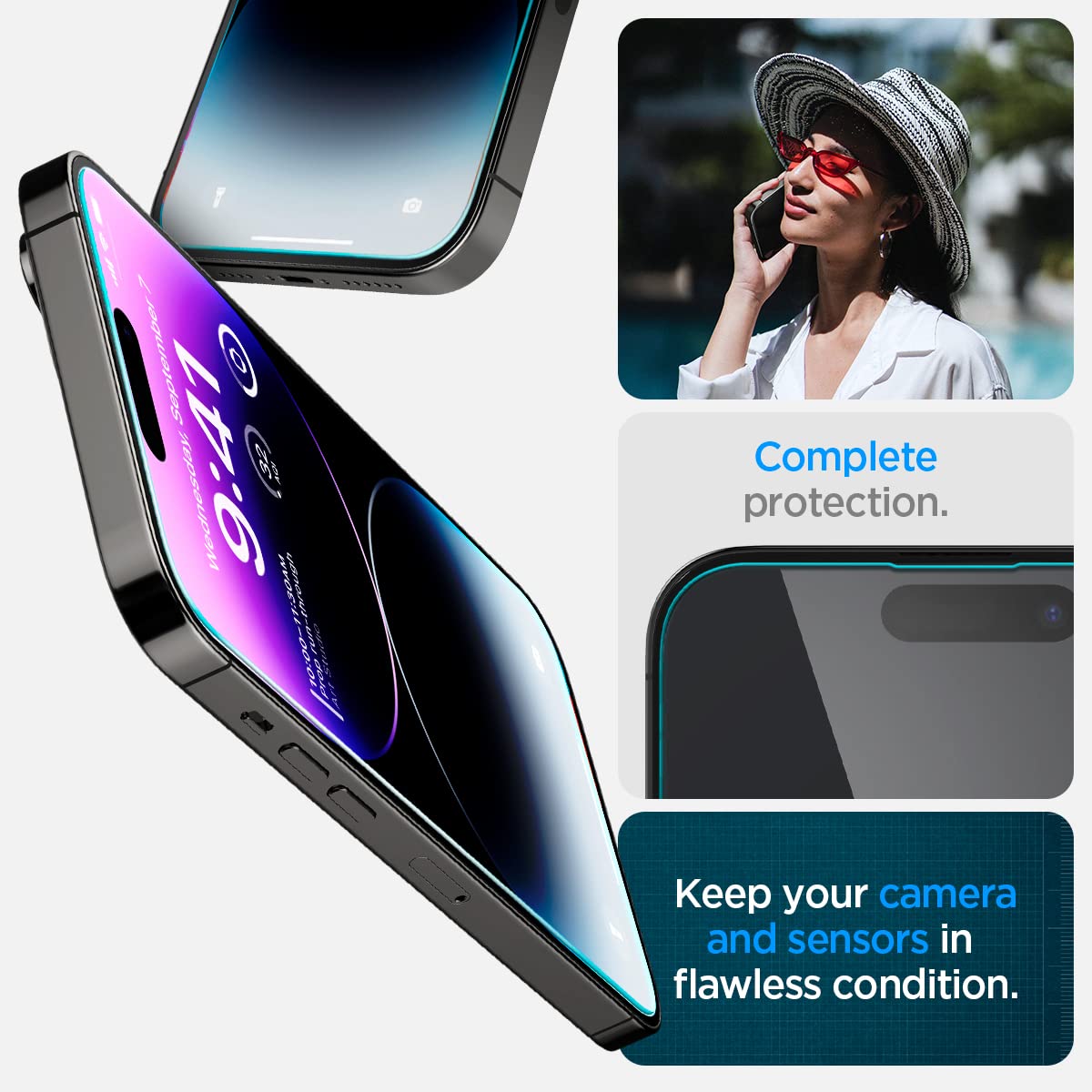 Spigen Screen Protector for iPhone 17 Pro Max, 16 Pro Max