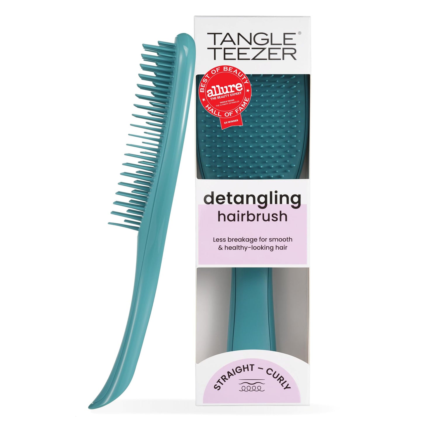 Tangle Teezer Ultimate Detangler Brush, Straight to Wavy, Liquorice Black