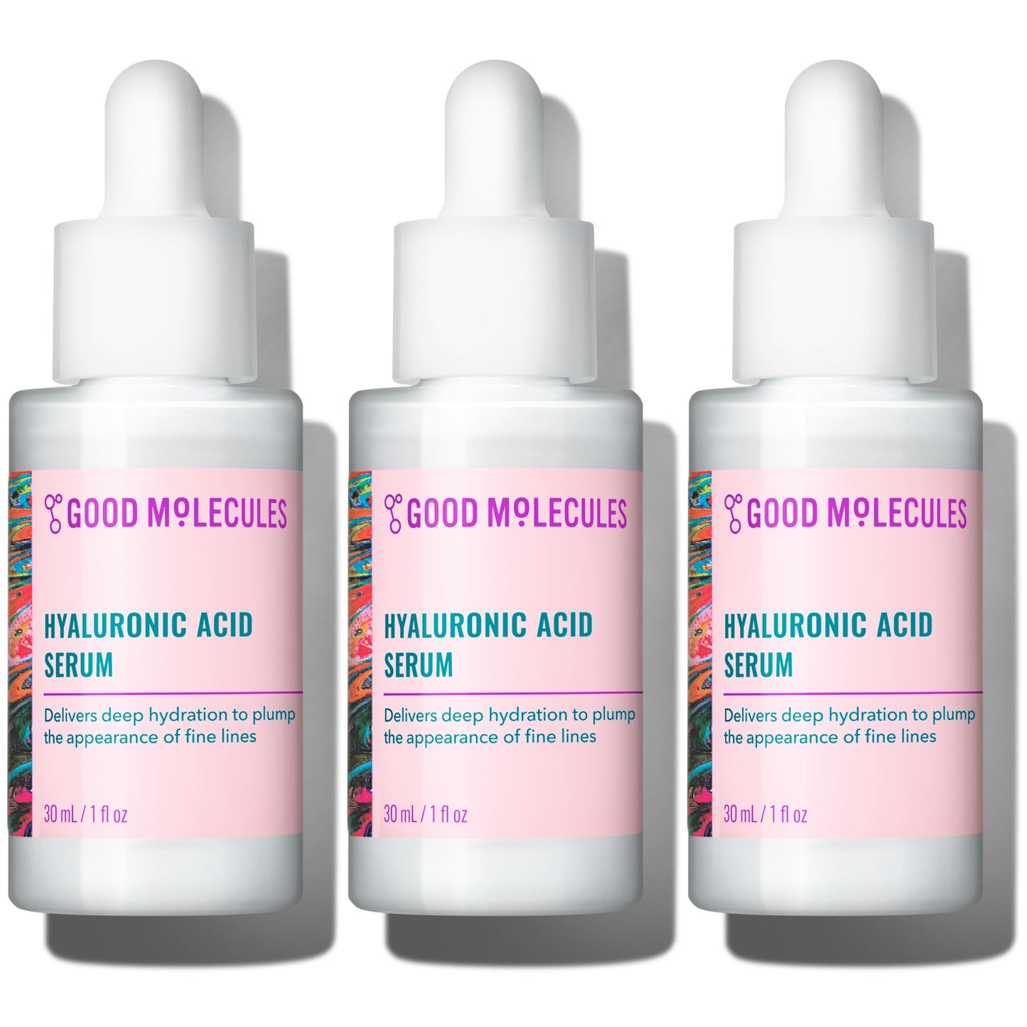 Good Molecules Hyaluronic Acid Serum for Face, Hydrating Serum, 1 fl oz