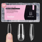 Beetles Soft Gel Nail Tips Short Almond 288pcs in 12 Sizes Etch-X