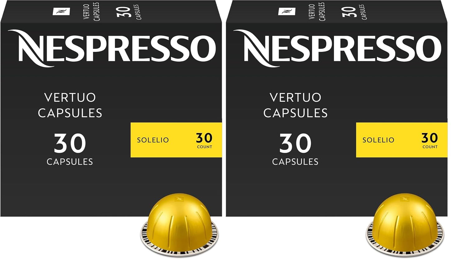 Nespresso Capsules Vertuo, Variety Pack, Medium and Dark Roast Coffee, 30 Count Coffee Pods, Brews 7.8 oz.