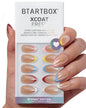 BTArtbox Press On Nails, Vanilla Cream, Short Square, Ombre Peach, 32Ct