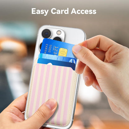 Magnetic Wallet Cell Phone Card Holder for Phone Case with Mag-Safe