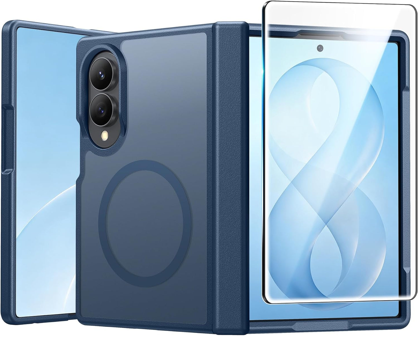 FNTCASE for Google Pixel 10 / Pixel 10 Pro Case: Soft TPU Non Slip Blue