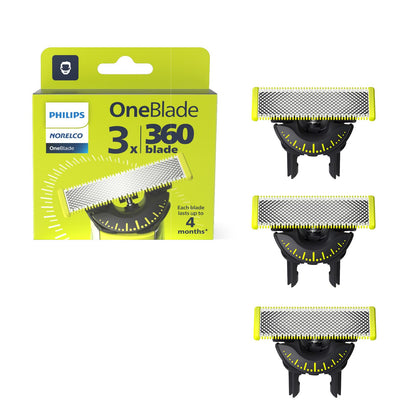 Philips Norelco OneBlade 360 Replacement Blades, 5 Pack