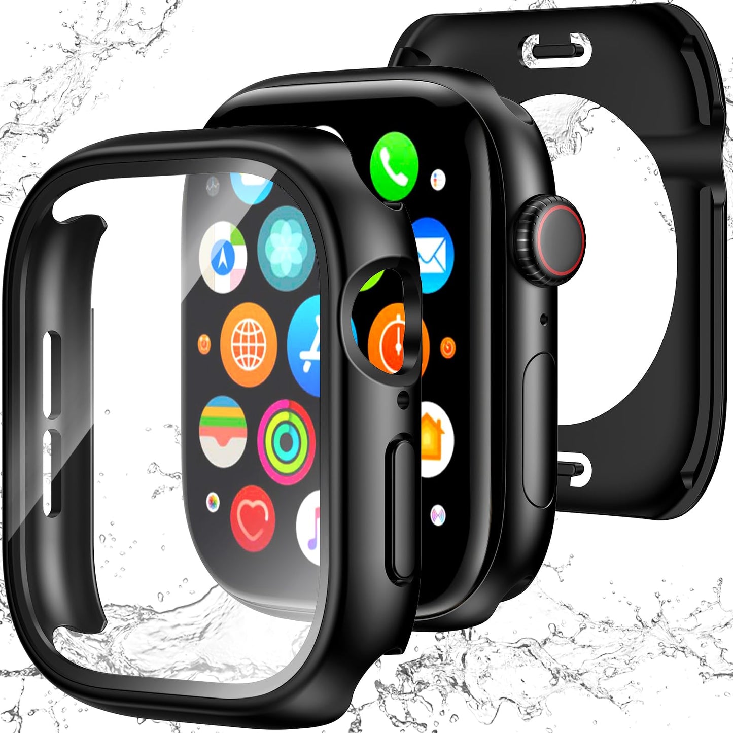 YIJDACASE 3 in 1 Waterproof Case for 40mm Apple Watch SE 3/2/1 Series 6/5/4