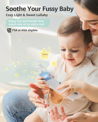 GROWNSY Nasal Aspirator for Baby, Electric Nose Sucker, Powerful Suction