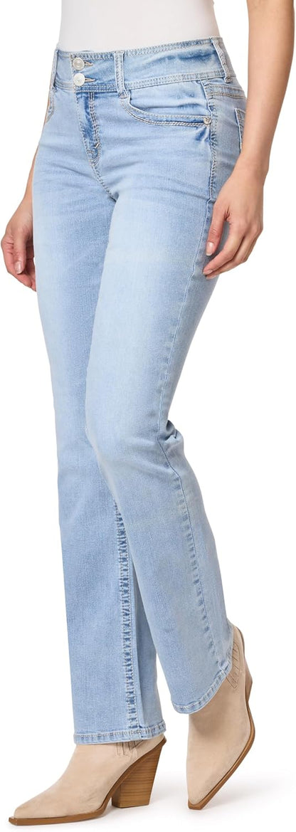 WallFlower Luscious Curvy Bootcut Jeans for Women, Sizes 0-24