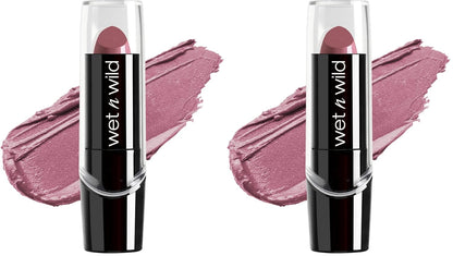 wet n wild Silk Finish Lipstick, Hydrating Rich Buildable Lip Color, Formulated with Vitamins A,E, & Macadamia for Ultimate Hydration, Cruelty-Free & Vegan - A Short Affair