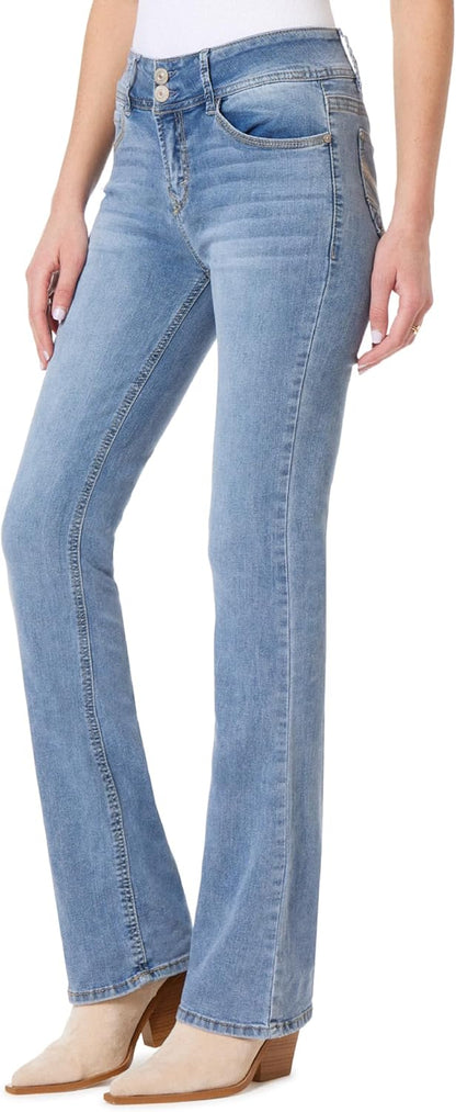WallFlower Luscious Curvy Bootcut Jeans for Women, Sizes 0-24