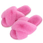 Evshine Memory Foam Fuzzy House Slippers for Women