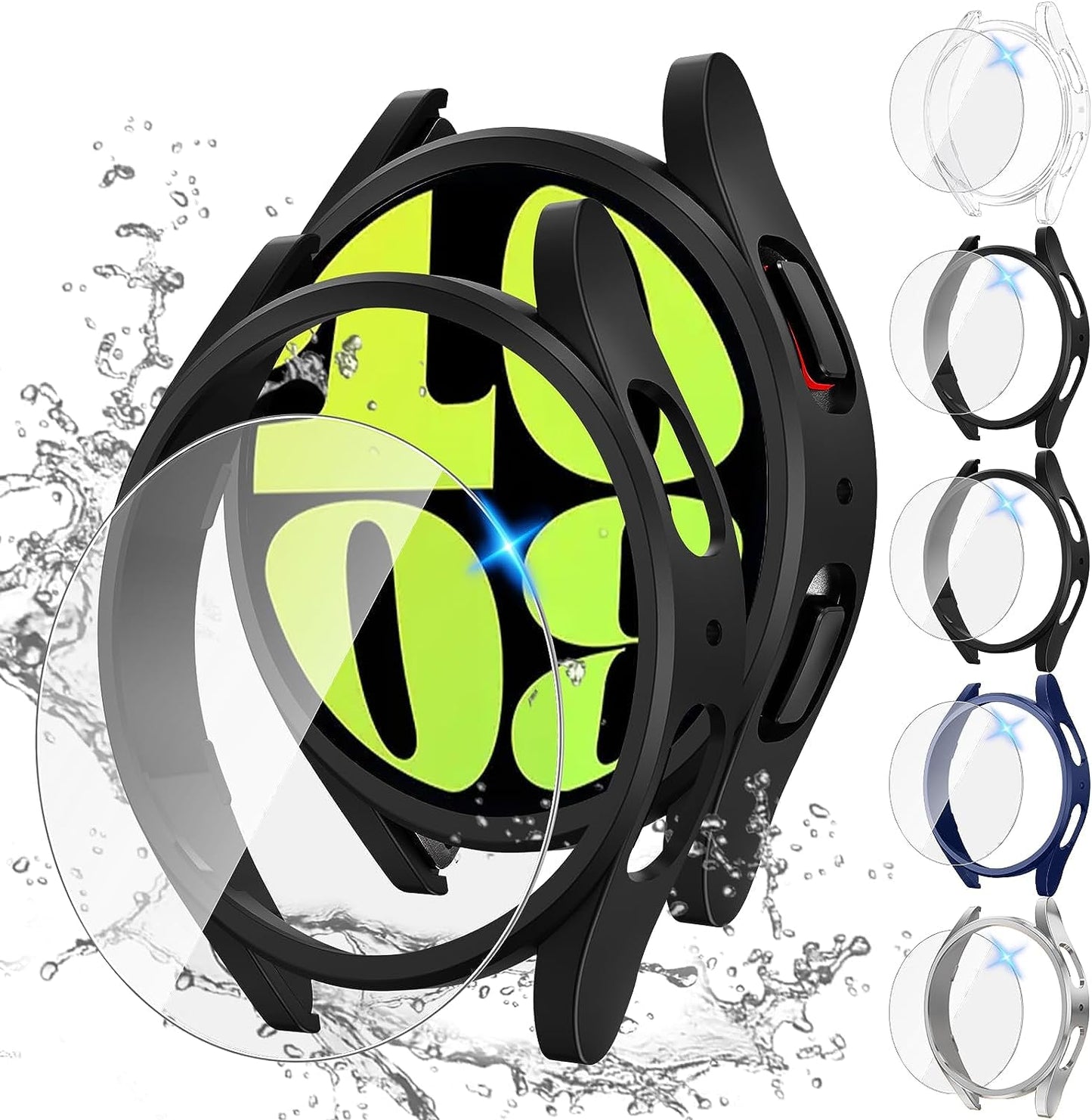 Tensea 5+5PCS for Samsung Galaxy Watch Ultra 47mm Screen Protector Case