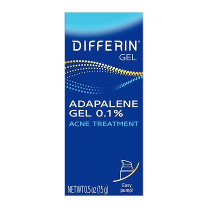 Differin Acne Retinoid Treatment Gel, 0.1% Adapalene, 45g Pump
