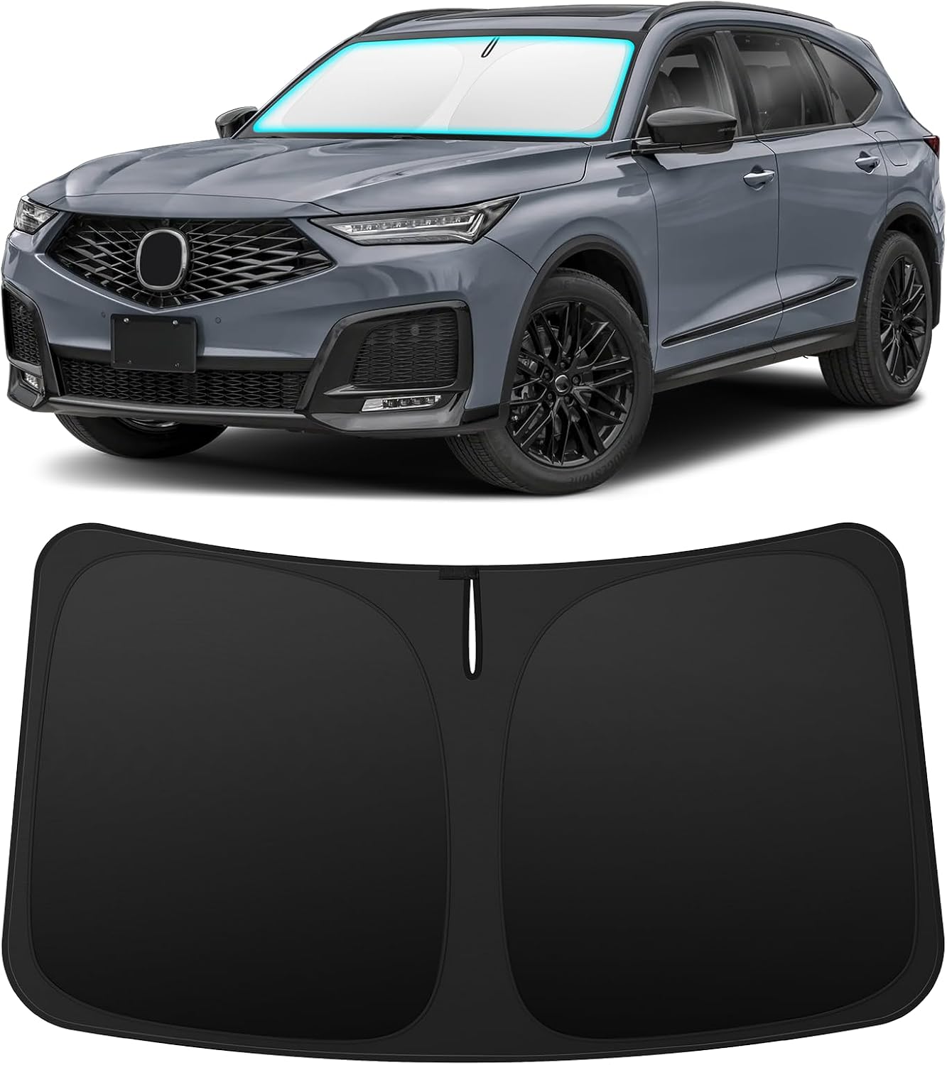 INSAUTO Custom Fit Windshield Sun Shade for Nissan Frontier 2005-2021