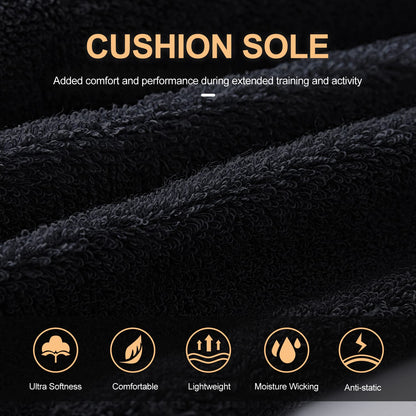 CS CELERSPORT 6 Pairs Ankle Athletic Running Socks Low Cut Sports Tab Socks for Men and Women