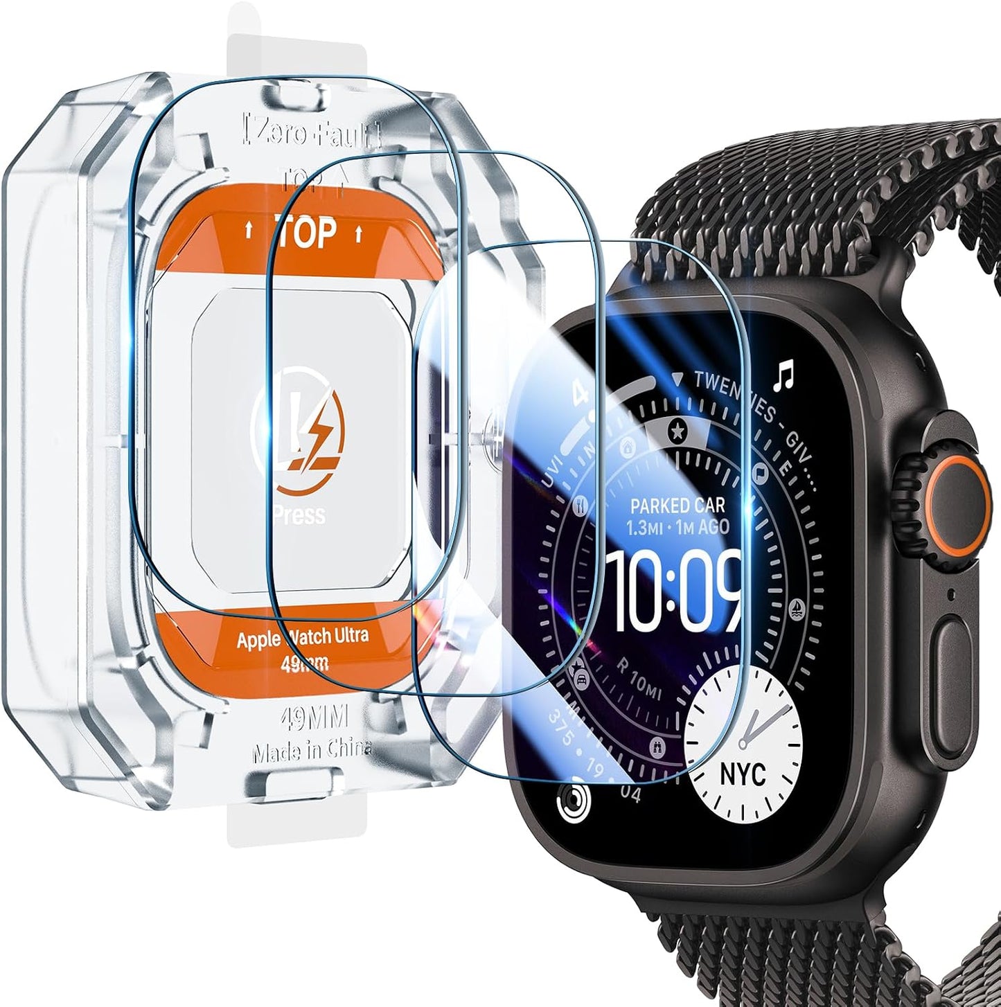 LK 3 Pack for Apple Watch Ultra/Ultra 2 / Ultra 3 Screen Protector 49mm