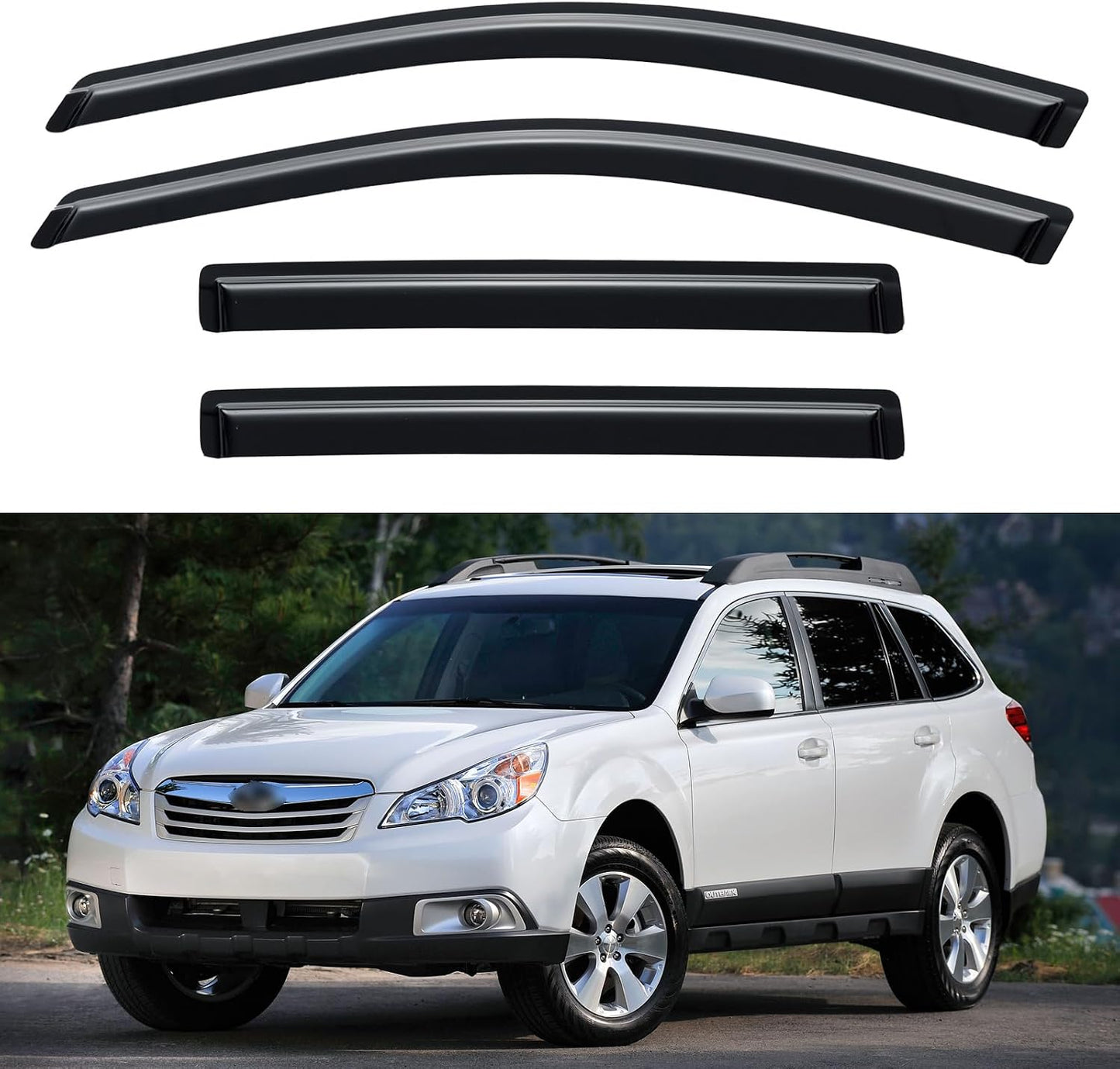 Window Visors Rain Guards for 2020-2025 Nissan Sentra