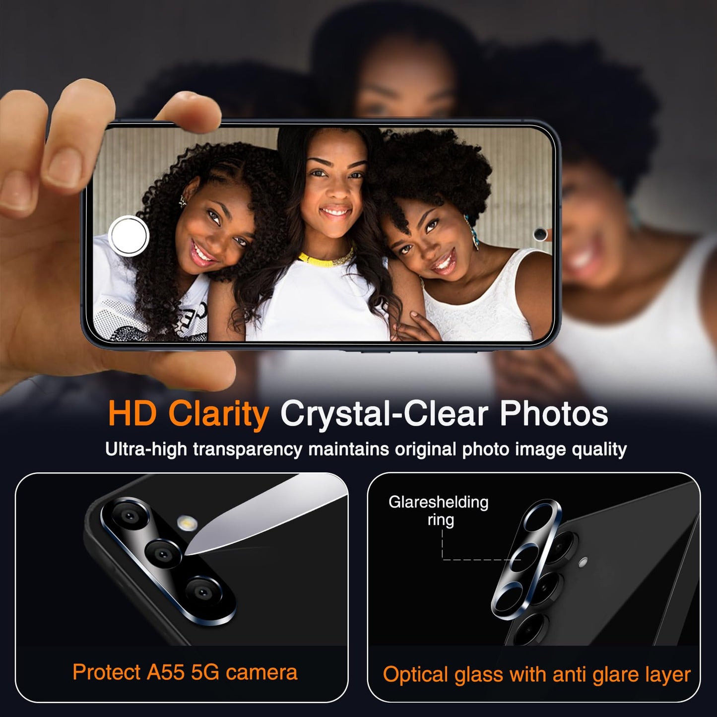 Wiaocit Camera Lens Protector for iPhone 16 Pro/iPhone 16 Pro Max