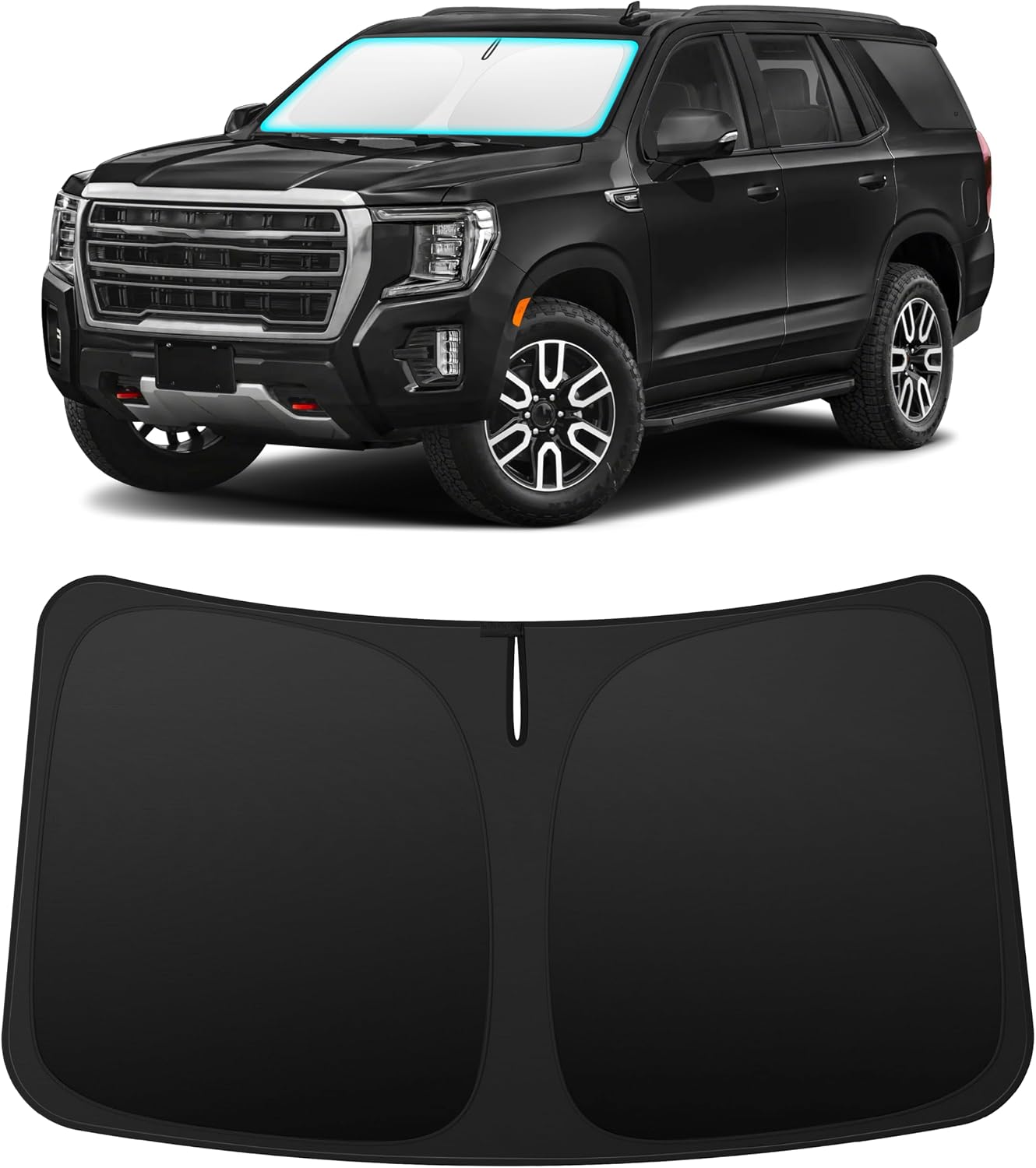 INSAUTO Custom Fit Windshield Sun Shade for Nissan Frontier 2005-2021